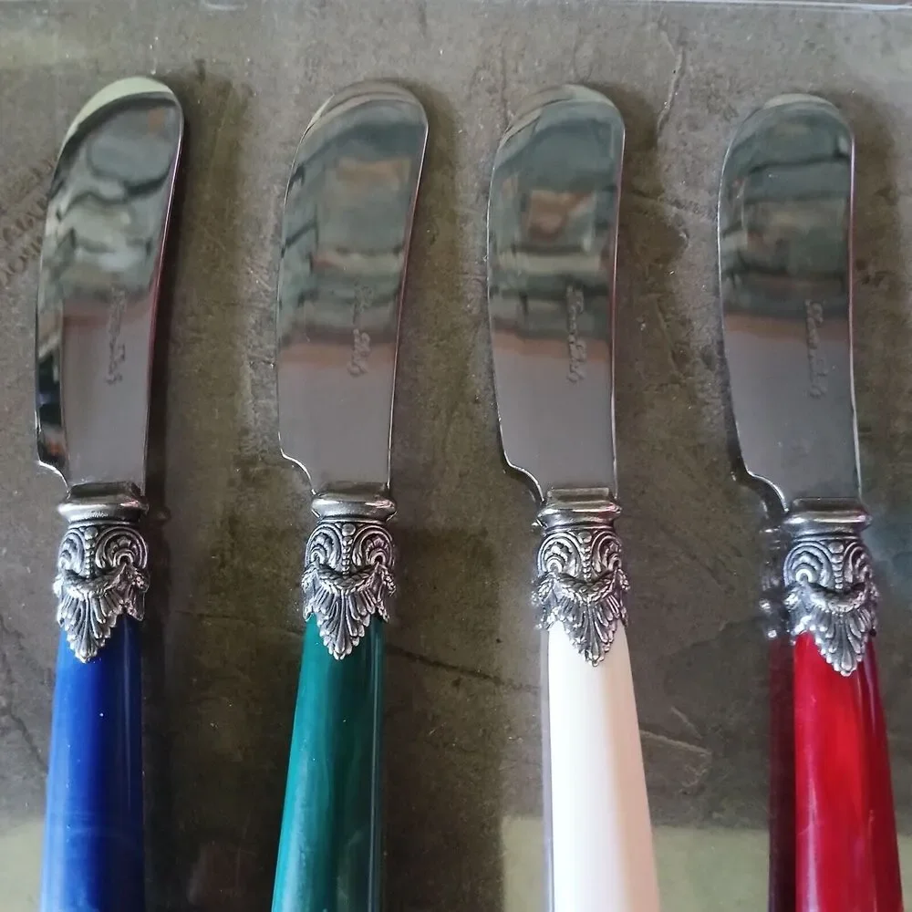 Napoleon 4-Piece Knife 18/10 Serving Knives Set Stainless Steel Made in Italy